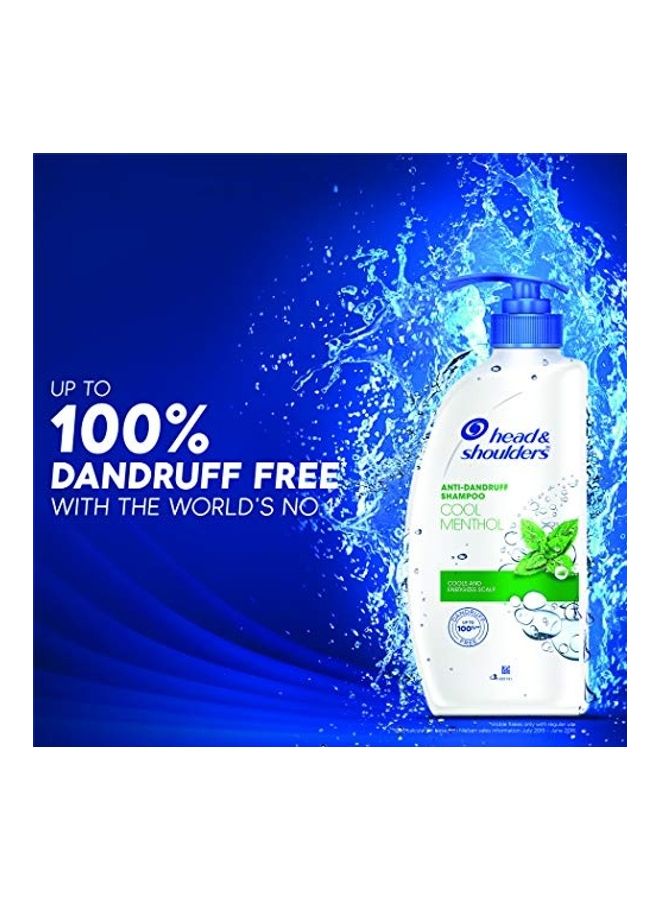 2-In-1 Cool Menthol Anti-Dandruff Shampoo with Conditioner White 650ml