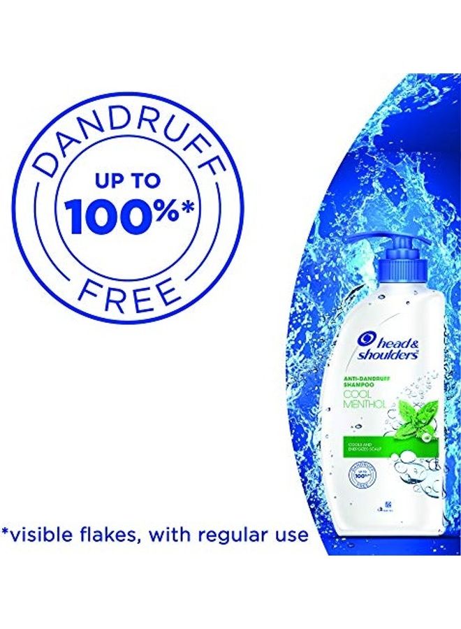 2-In-1 Cool Menthol Anti-Dandruff Shampoo with Conditioner White 650ml