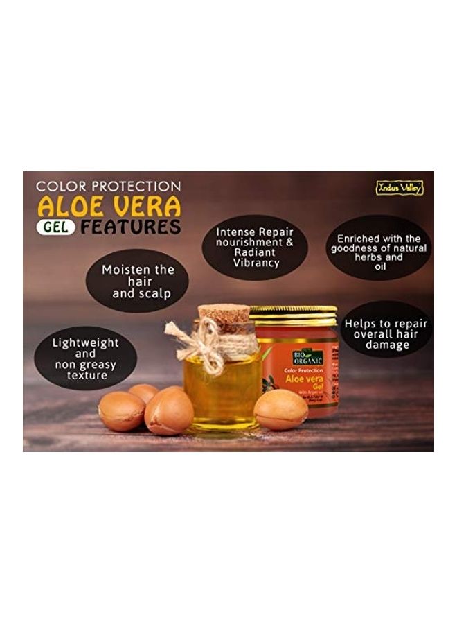 Indus Valley Color Protection Aloe Vera Gel Orange 175ml  - Image 2