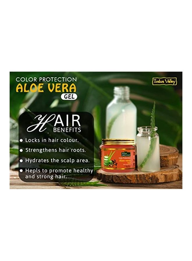Indus Valley Color Protection Aloe Vera Gel Orange 175ml  - Image 3