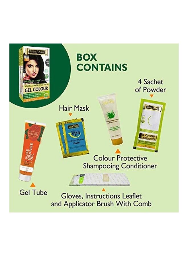 Indus Valley Natural Hair Color Gel Black  - Image 5