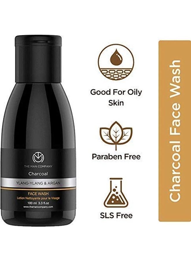 The Man Company - Charcoal Face Wash With Ylang-Ylang & Argan 100ml - Image 1