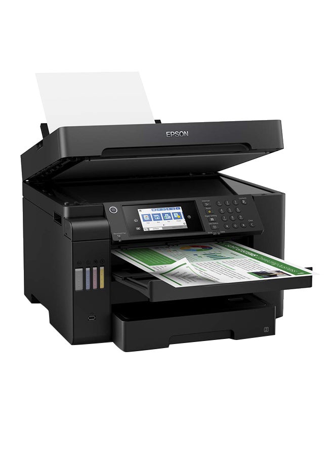 إبسون طابعة ايكو تانك L15150 A3+ 4 في 1 للطباعة والمسح الضوئي والنسخ والفاكس طابعة لاسلكية للأعمال أسود - Image 2