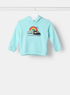 Zarafa Baby Boys Hoodie Sea Blue  - Image 1