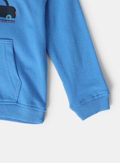 Zarafa Baby Boys Hoodie Royal Blue  - Image 3