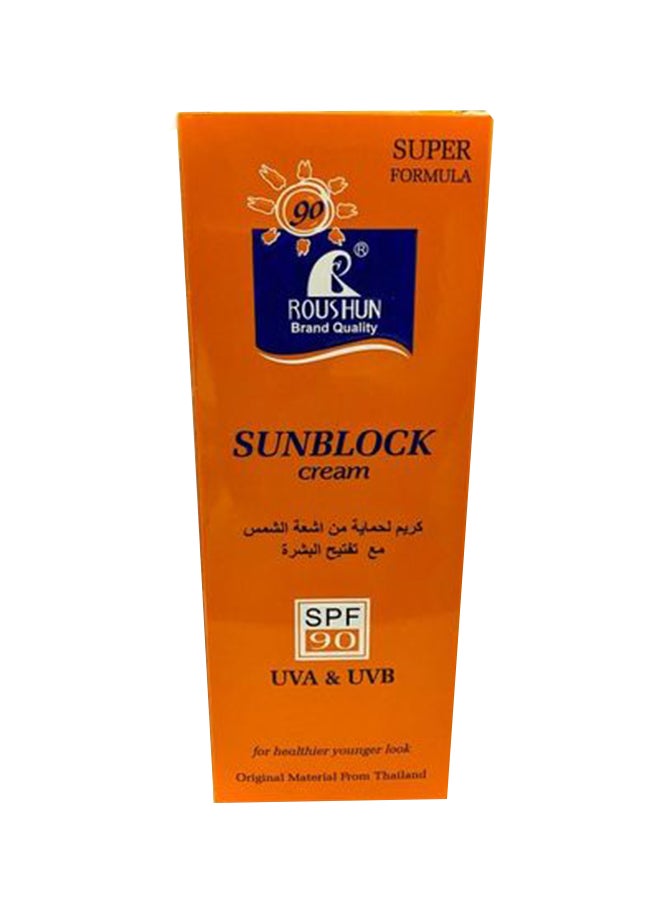 روشن كريم واق من الشمس بعامل حماية من الشمس 90 100جرام  - Image 1