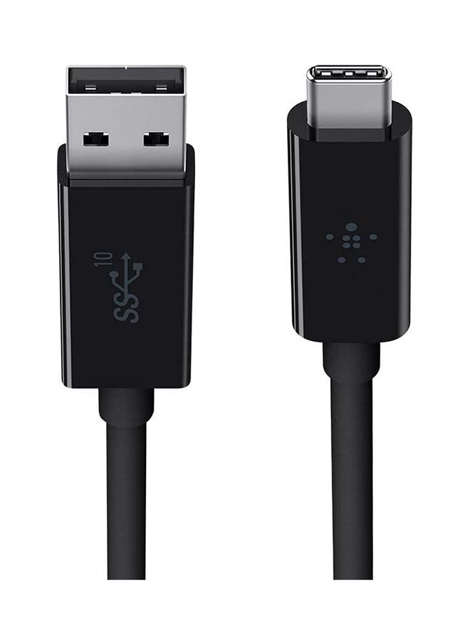 بيلكين كابل من USB-C إلى USB-A بطول 1 متر أسود - Image 1