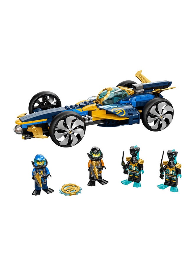 LEGO - 71752 Ninjago Ninja Sub Speeder Building Set, 2 In 1 Submarine And Car Toy With Cole Jay Minifigures 8+ Years - Image 1