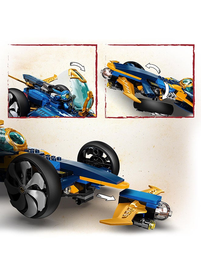 LEGO - 71752 Ninjago Ninja Sub Speeder Building Set, 2 In 1 Submarine And Car Toy With Cole Jay Minifigures 8+ Years - Image 1