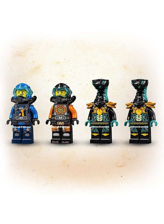 LEGO - 71752 Ninjago Ninja Sub Speeder Building Set, 2 In 1 Submarine And Car Toy With Cole Jay Minifigures 8+ Years - Image 1