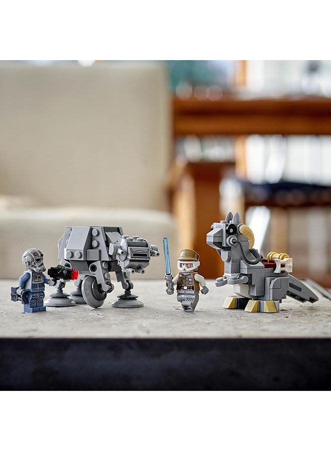 LEGO - 75298 Star Wars AT-AT Vs. Tauntaun Microfighters  Building Set With Luke Skywalker And AT-AT Driver Minifigures 205 6+ Years - Image 1
