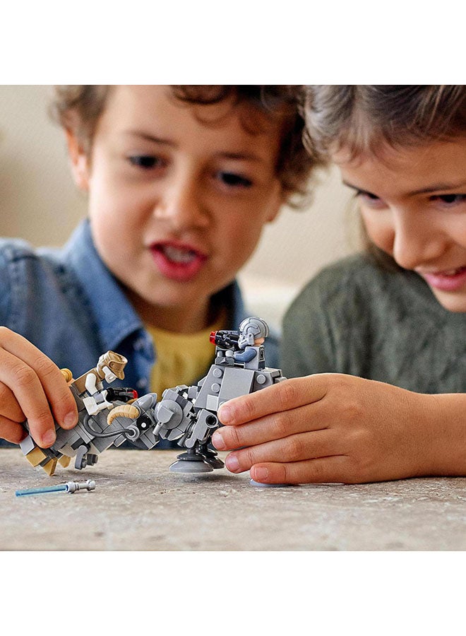 LEGO - 75298 Star Wars AT-AT Vs. Tauntaun Microfighters  Building Set With Luke Skywalker And AT-AT Driver Minifigures 205 6+ Years - Image 1