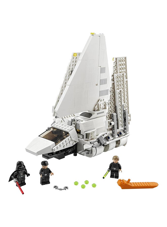 LEGO - 75302 Star Wars Imperial Shuttle Building Set With Luke Skywalker Lightsaber And Darth Vader Minifigures 9_years - Image 1