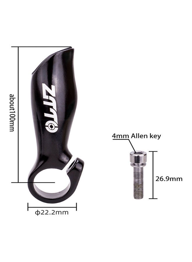 زد تي تي أو زوج من مقود الدراجة الجبلية من خليط الألومنيوم المقاوم للصدمات 100 x 22.2مم - Image 2