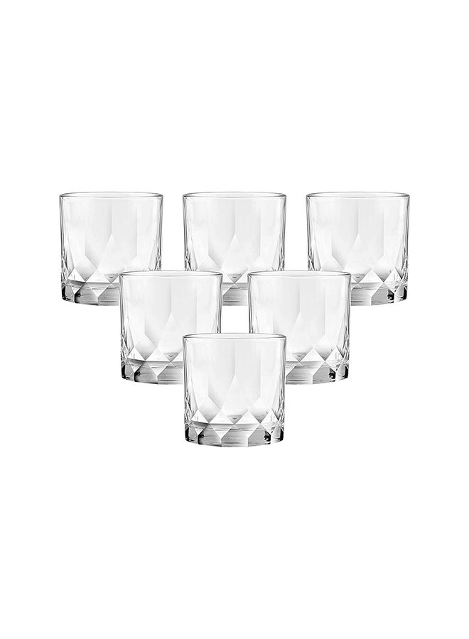 Ocean Pack Of 6 Connexion Double Rock Tumbler Clear - Image 2