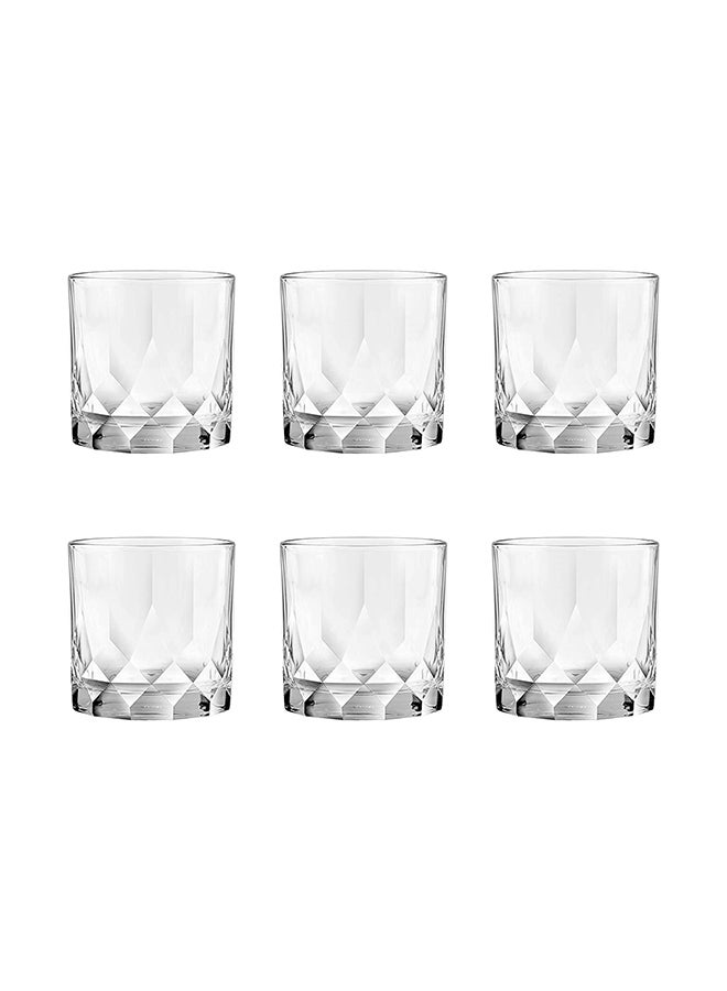 Ocean Pack Of 6 Connexion Double Rock Tumbler Clear - Image 3