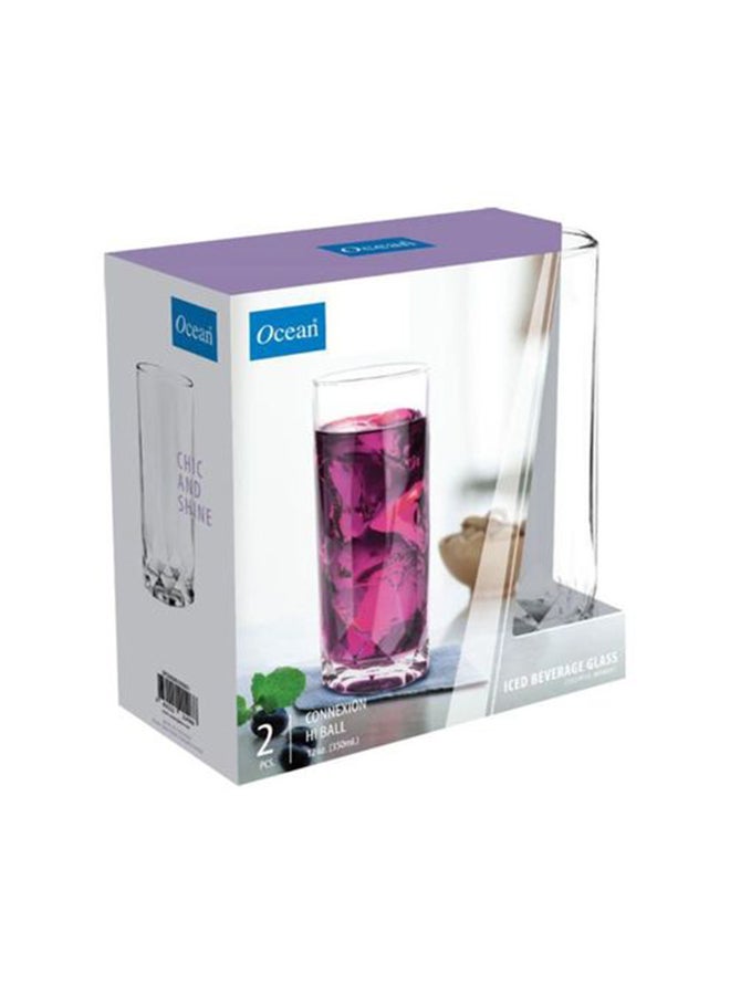Ocean 2-Piece Hi Ball Glass Set Clear 14.5x7.5x16cm - Image 3