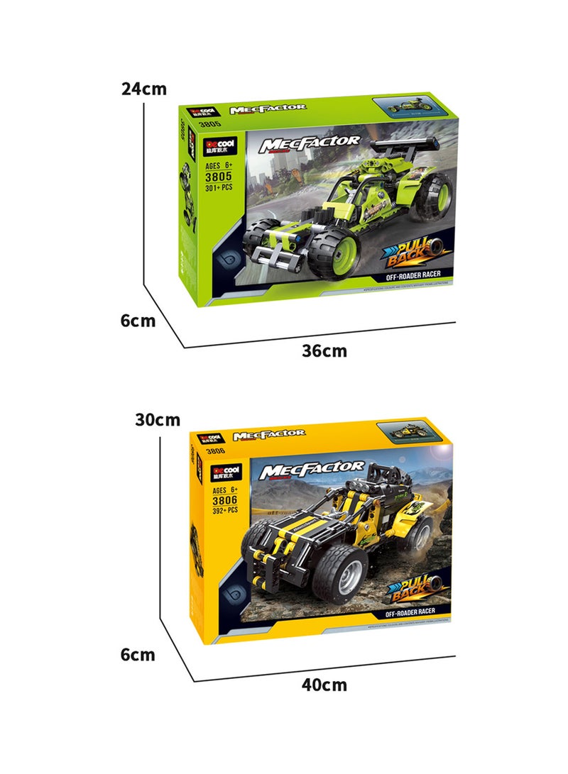 Decool 392+ Pieces Off-Road Racing Car  - Image 4