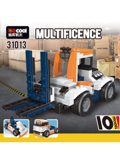 Decool 222+ Pieces Engineering Forklift (10 Model)  - Image 3