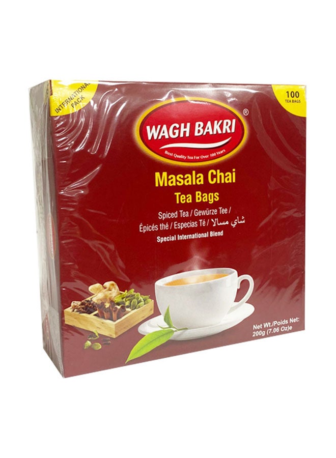 WAGH BAKRI Masala Chai Tea Bag 2grams Pack of 100 - Image 2