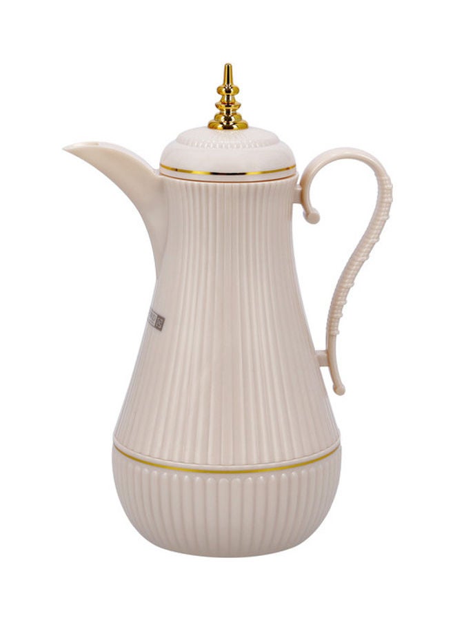 Royalford Daaria Double Wall Vacuum Flask Beige 1Liters  - Image 2