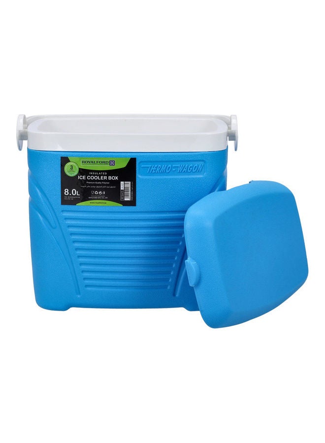 Insulated Ice Cooler Box Blue/White 30.2x19.5x27.8cm - v1635429343/N51627352A_3