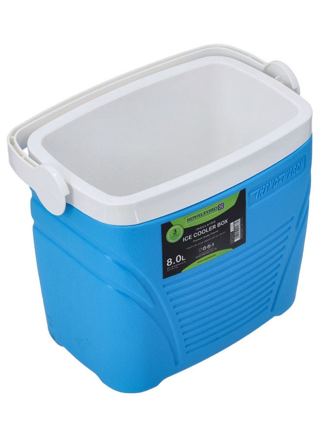 Insulated Ice Cooler Box Blue/White 30.2x19.5x27.8cm - v1635429343/N51627352A_4