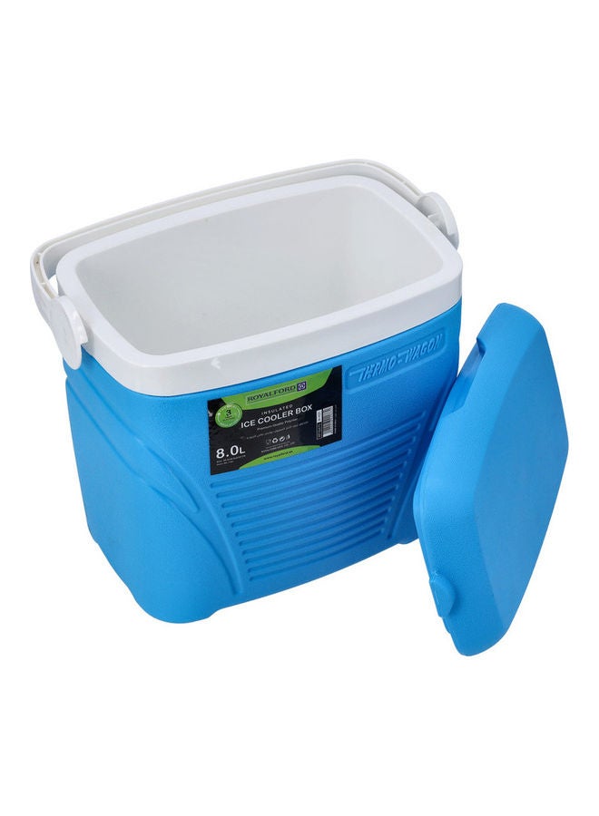 Insulated Ice Cooler Box Blue/White 30.2x19.5x27.8cm - v1635429343/N51627352A_5