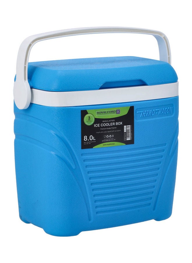 Insulated Ice Cooler Box Blue/White 30.2x19.5x27.8cm - v1635429344/N51627352A_1