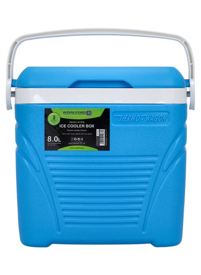 Insulated Ice Cooler Box Blue/White 30.2x19.5x27.8cm - v1635429344/N51627352A_6