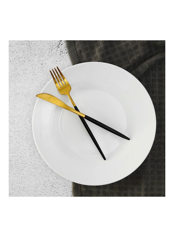 ديلكاسا طبق عشاء عميق ميلامين أبيض 10بوصة - Image 5