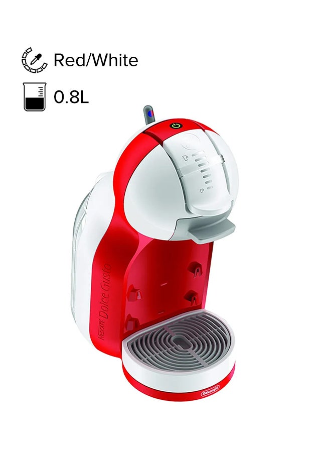 نسكافيه - ماكينة تحضير القهوة دولتشي جوستو 0.8 L 1500.0 W MiniMe Red & White أحمر/أبيض - Image 1