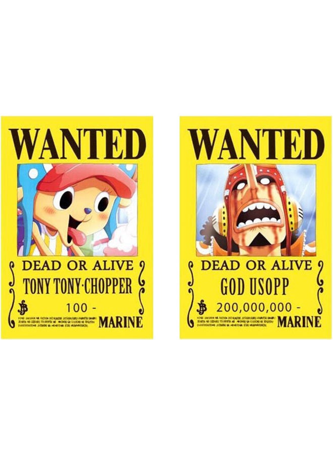 سابو ملصق بتصميم أنمي مطلوب من 9 قطع متعدد الألوان 14.3 x 21سم - Image 5