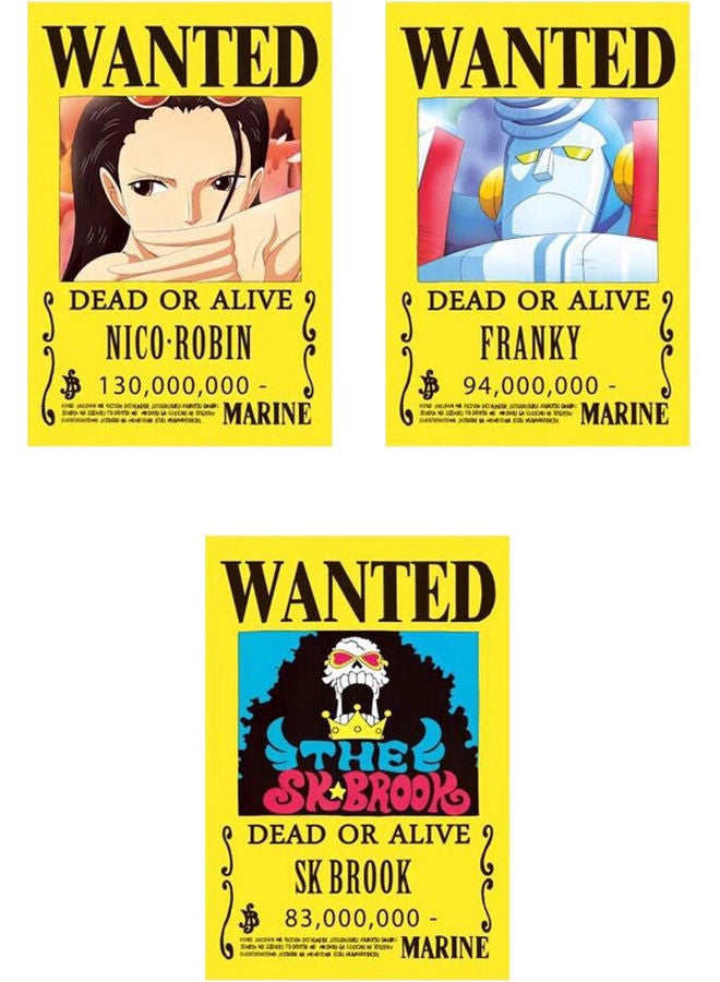 سابو ملصق بتصميم أنمي مطلوب من 9 قطع متعدد الألوان 14.3 x 21سم - Image 2