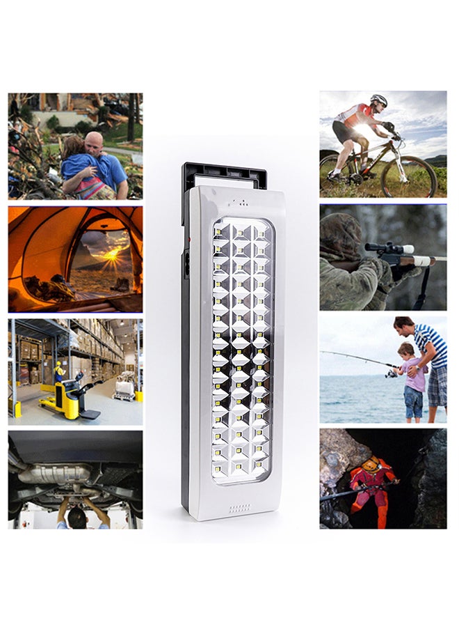 شاربدو مصباح LED مدمج قابل للشحن يعمل بالطاقة الشمسية أبيض 24.5x7x4.3سم - Image 2