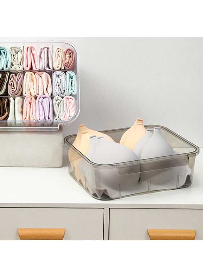 Sharpdo Drawer Storage Box White/Clear 30x22.5x10.5cm - Image 3