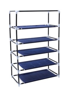 شاربدو حامل أحذية مكون من 5 أرفف أزرق 60x90x30سم  - Image 4