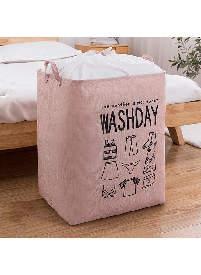 Sharpdo Quilt Clothing Storage Bag Pink 45x33.5x53cm - Image 2