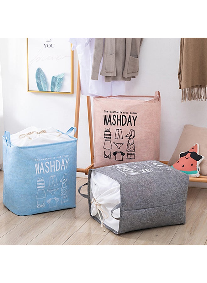 Sharpdo Quilt Clothing Storage Bag Pink 45x33.5x53cm - Image 4