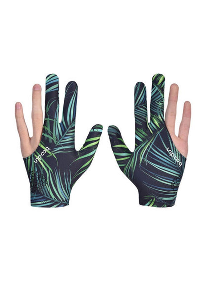 BOODUN - Anti-Skid 3 Finger Elastic Cue Billiard Glove 13x3x10cm - Image 1