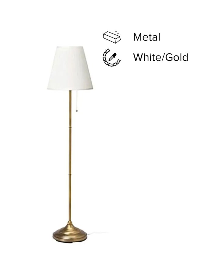 Beauenty Decorative Floor Lamp White/Gold 155 x 28 x 36cm - Image 1