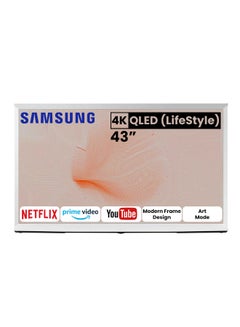 The Serif 2020 43-Inch QLED 4K HDR Smart TV QA43LS01T White