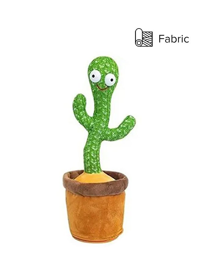 XiuWoo Electric Dancing, Singing, Recording Cactus Plush Toy With 60 English Songs For Kids  - Image 1