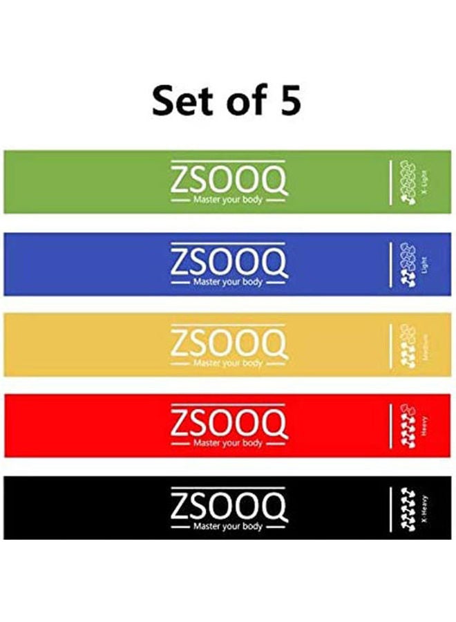 Generic Rubber Bands Resistance To Exercise Various Crossfit Exercises 5 Pcs  - Image 2