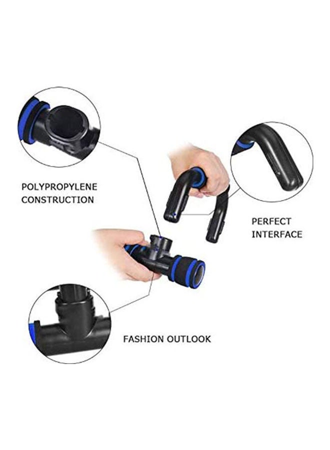 Push Up Support H Type Perfect Muscle Push Up Pushup Bars Stands Handles Aid 1.37kg