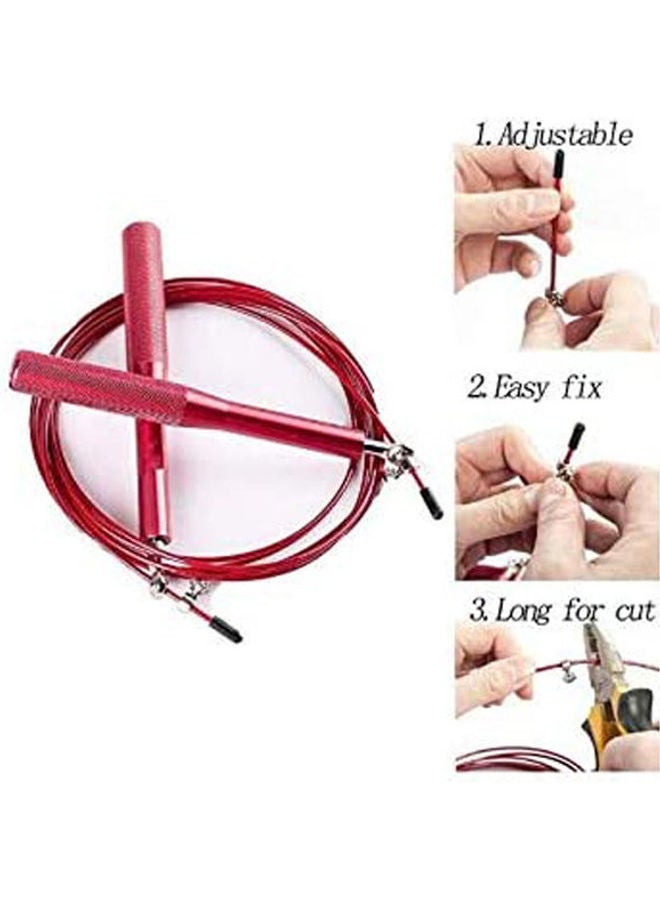 Generic Jump Rope Ball Bearing Skipping Rope Gym Fitness 200grams  - Image 2