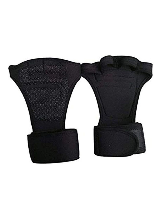Generic Silicone Padding Cross Training Gloves With Wrist Support For Gym Workout  - Image 1