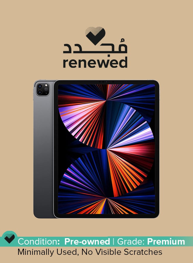 Apple Renewed - iPad Pro 2021 (5th Gen) 12.9-Inch M1 Chip 128GB Wi-Fi Space Gray With Facetime - Image 1