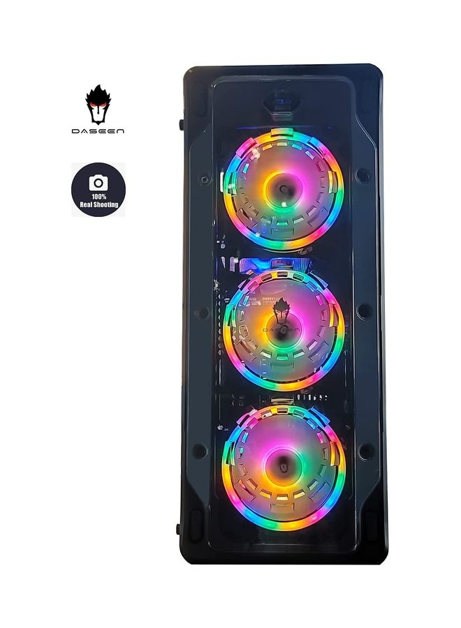 كمبيوتر برجي للألعاب، معالج Core i5-11400F/ذاكرة الوصول العشوائي DDR4 سعة 32 جيجابايت/محرك الأقراص الصلبة سعة 1 تيرابايت+محرك أقراص SSD سعة 256 جيجابايت/نظام التشغيل Windows 10/WiFi Ready/بطاقة رسومات NVIDIA GeForce GTX1050TI سعة 4 جيجابايت