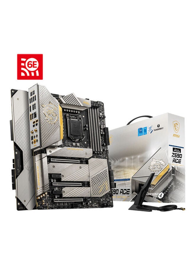 MSI Meg Z590 Ace Gold Edition Gaming Motherboard Black  - Image 5